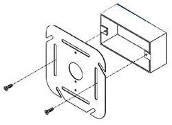 ecobee Wall Plate Junction Box Adapter 